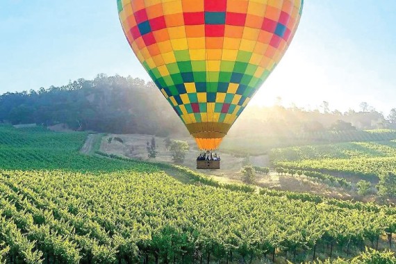 Napa Valley hot air balloon